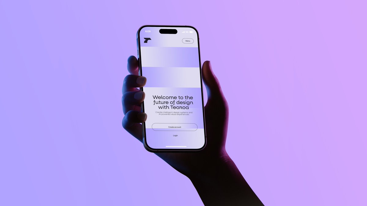 产品视觉 GPT Image 2 提示词：Neon Hand Holding Smartphone Mockup