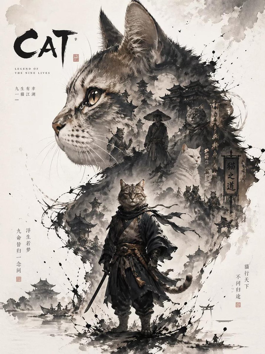 产品视觉 GPT Image 2 提示词：Oriental Aesthetic Poster Design