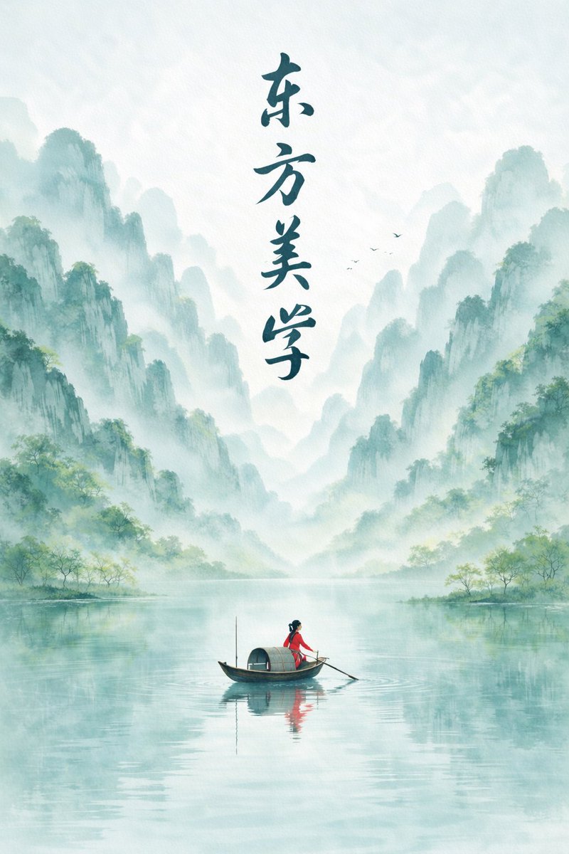 产品视觉 GPT Image 2 提示词：Oriental Aesthetics Ink Wash Poster