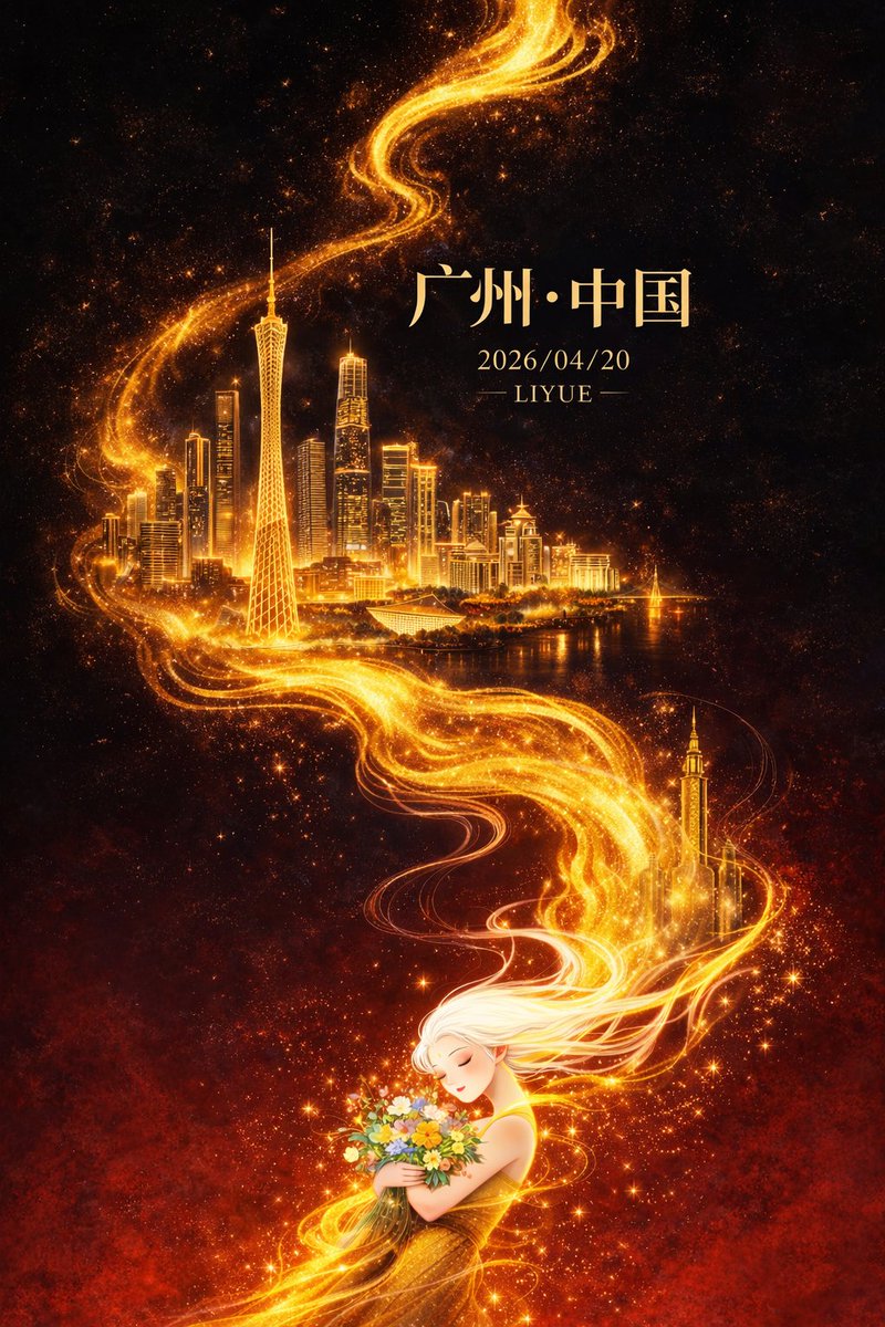 产品视觉 GPT Image 2 提示词：Oriental Fantasy City Poster