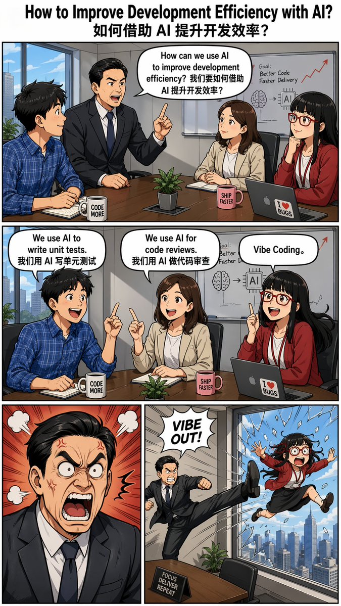 界面稿 GPT Image 2 提示词：Out the Window meme comic prompt