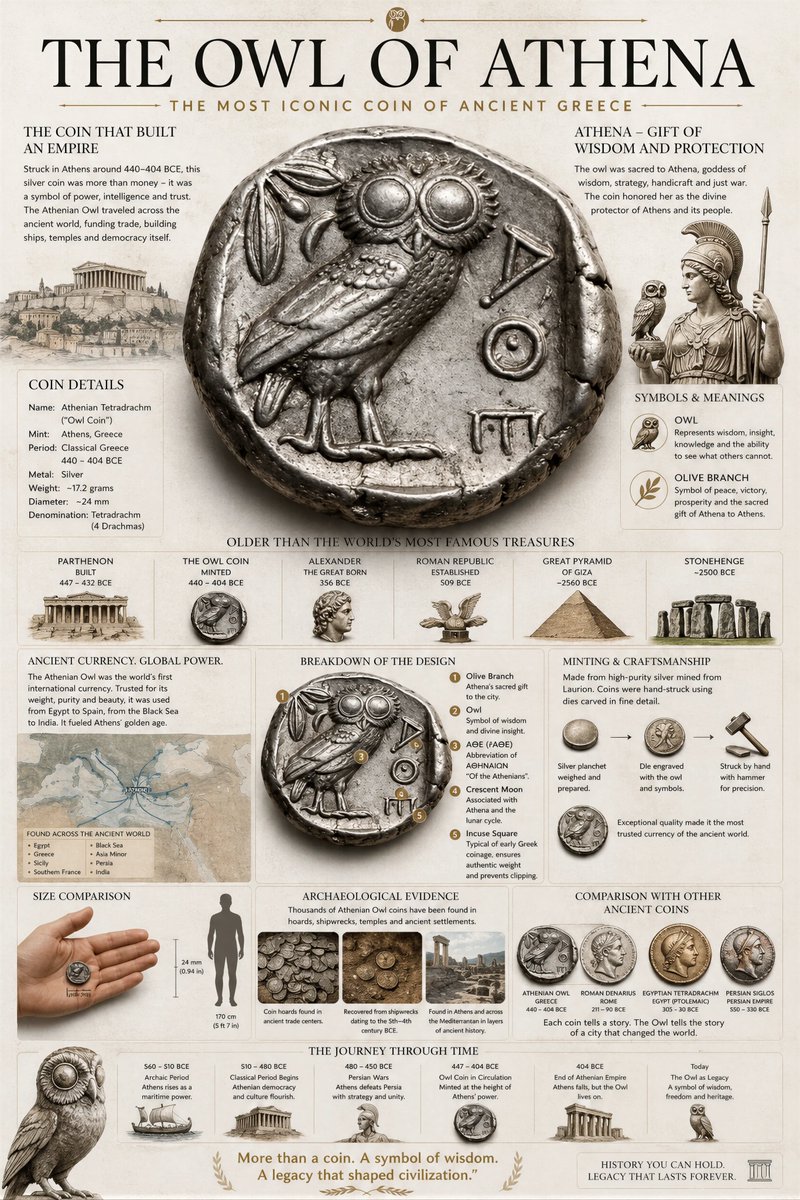 产品视觉 GPT Image 2 提示词：Owl of Athena Infographic Poster