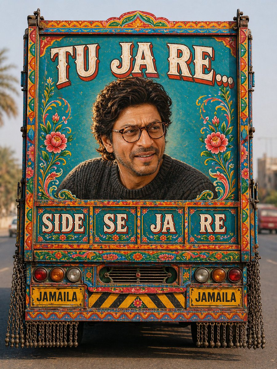 产品视觉 GPT Image 2 提示词：Pakistani Truck Art Portrait
