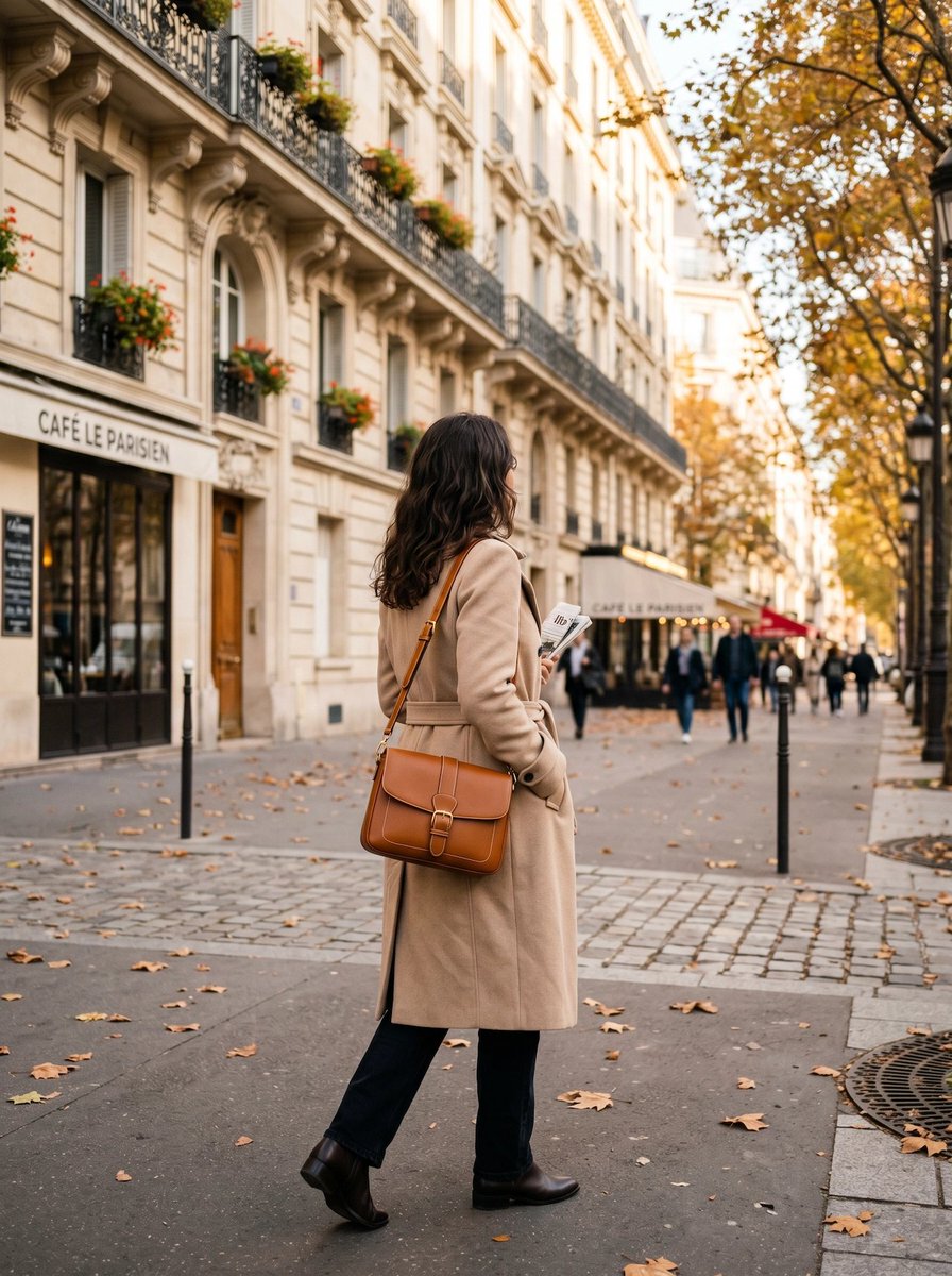 产品视觉 GPT Image 2 提示词：Paris Autumn Street Style Photo