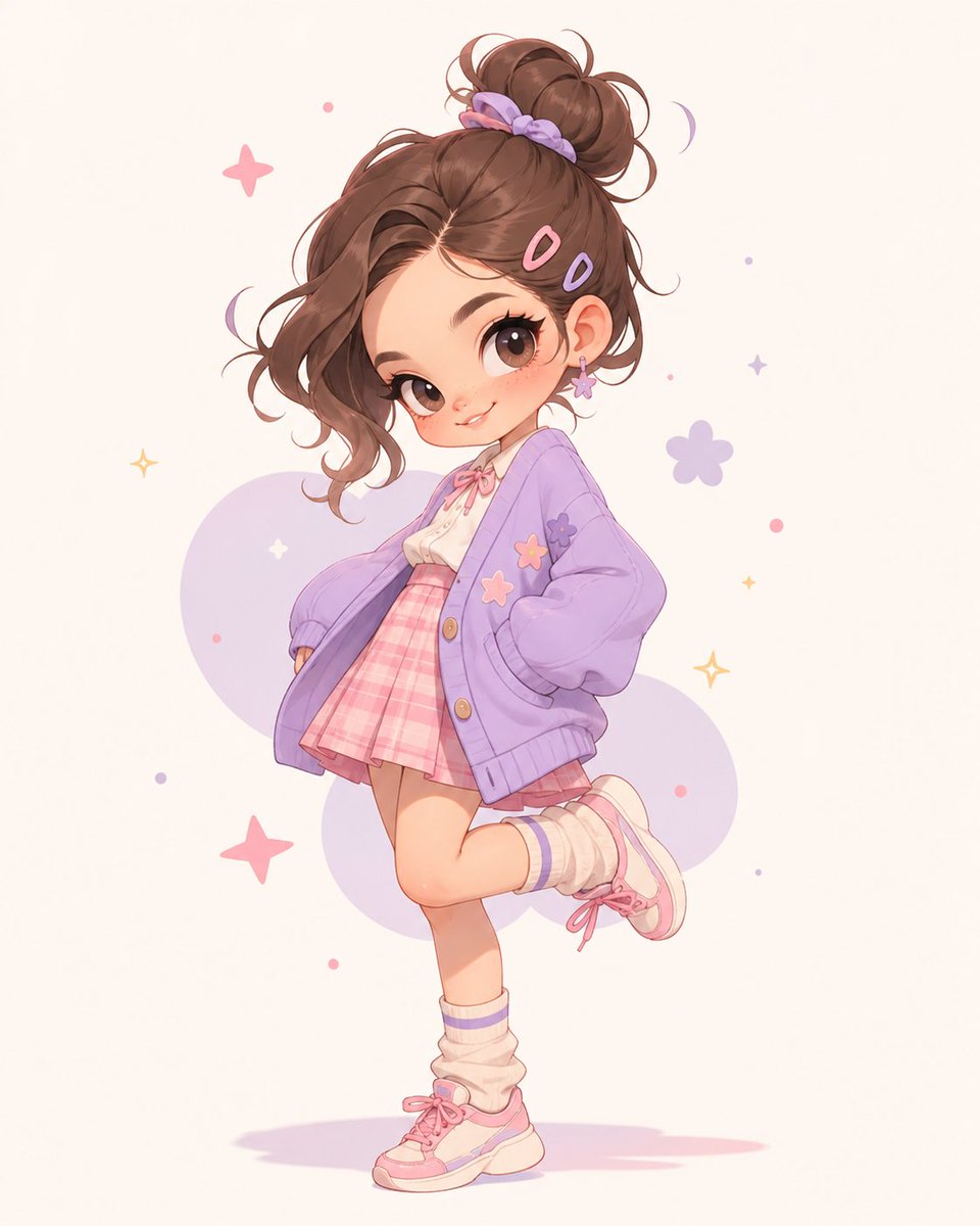 角色设定 GPT Image 2 提示词：Pastel Kawaii Girl Fashion Portrait