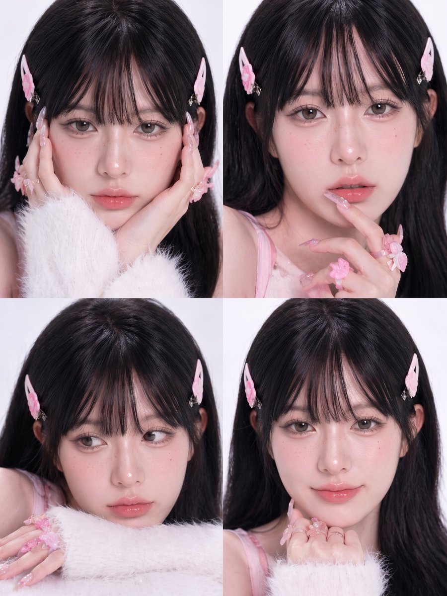 界面稿 GPT Image 2 提示词：Pink Kawaii Beauty Collage