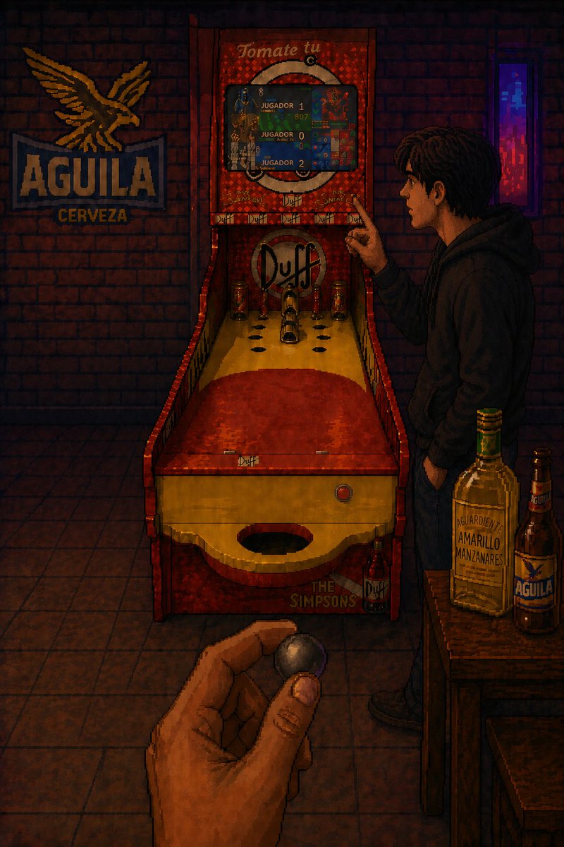 产品视觉 GPT Image 2 提示词：Pixel Art Bolirana Night Scene