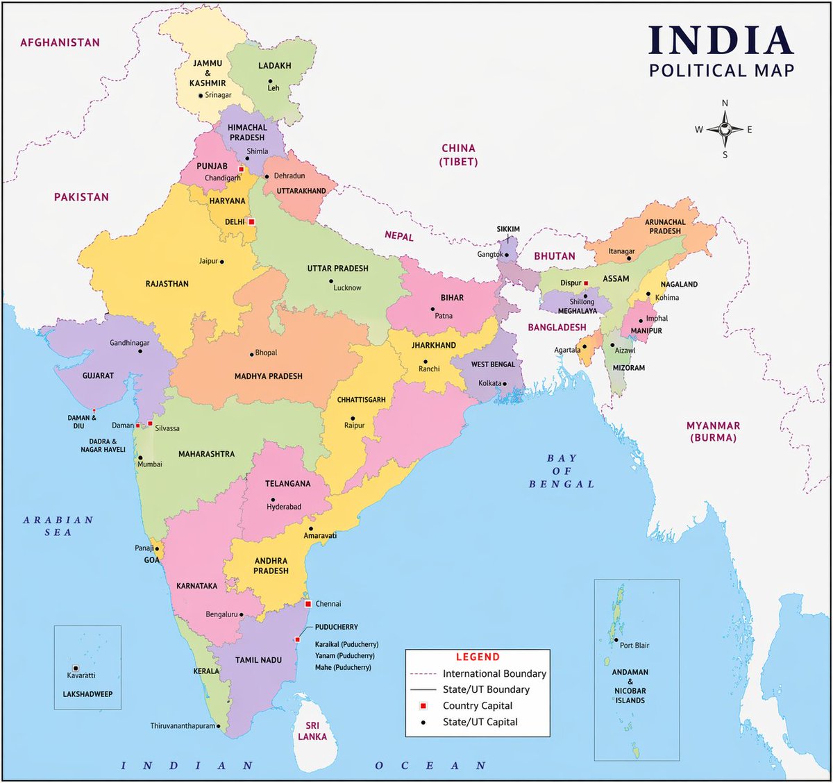 信息图 GPT Image 2 提示词：Political Map Visualization