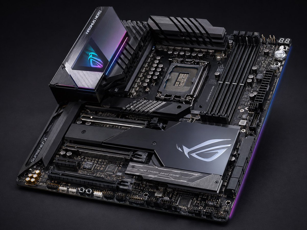 产品视觉 GPT Image 2 提示词：Premium Gaming Motherboard Studio Shot