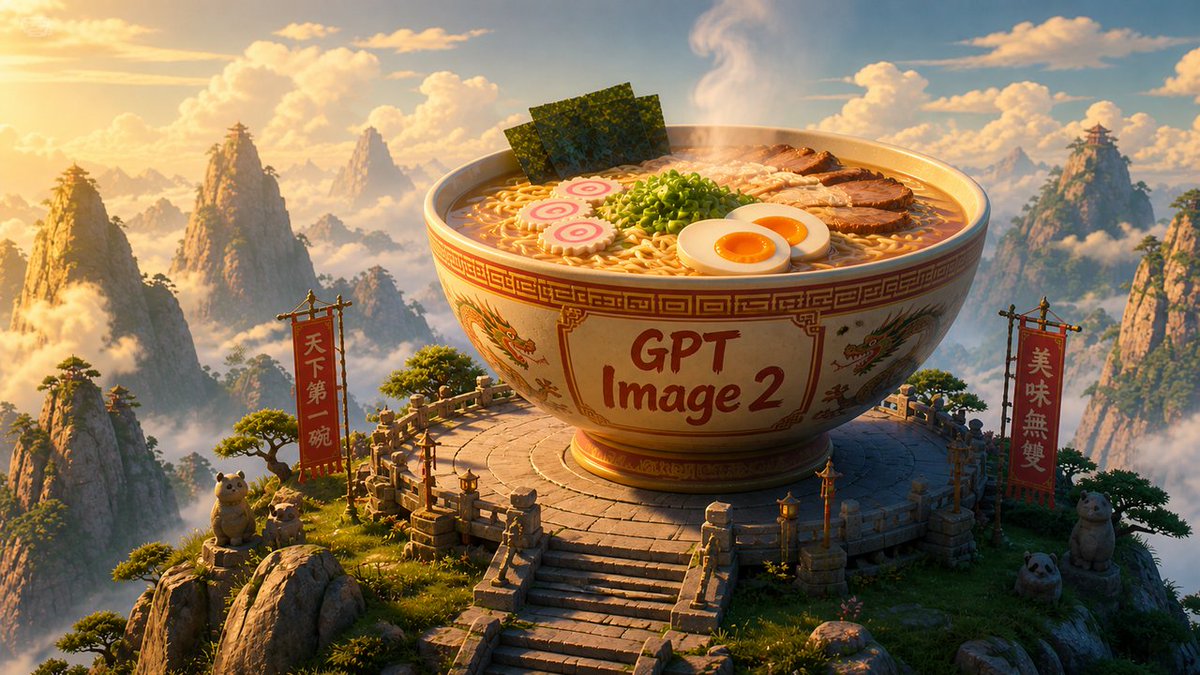 日常生活 GPT Image 2 提示词：Epic Mountain Ramen Bowl