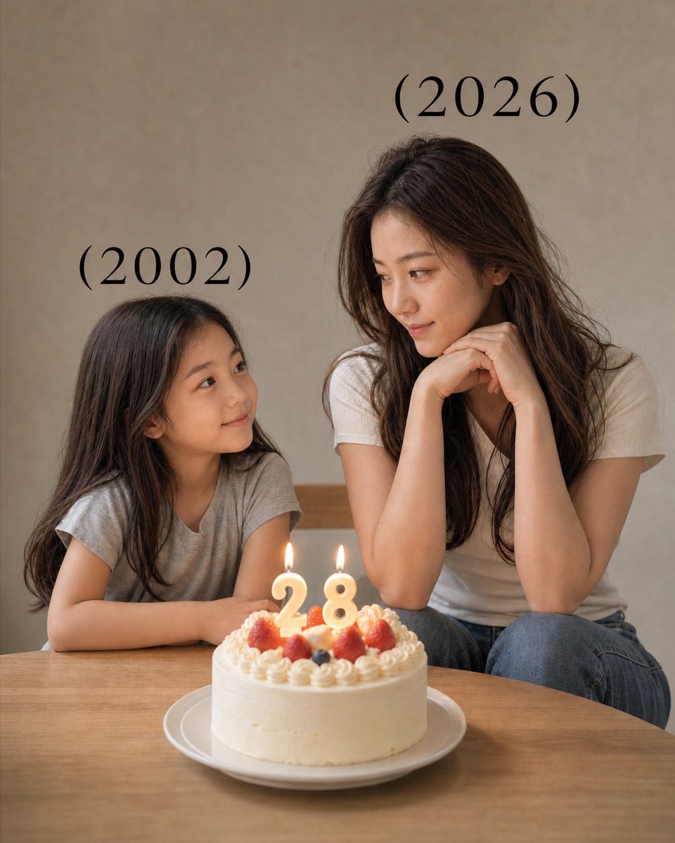 日常生活 GPT Image 2 提示词：Time-Travel Birthday Reunion Portrait