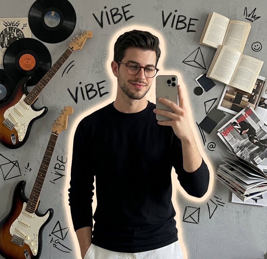 产品设计 GPT Image 2 提示词：Gen Z Mirror Selfie Collage