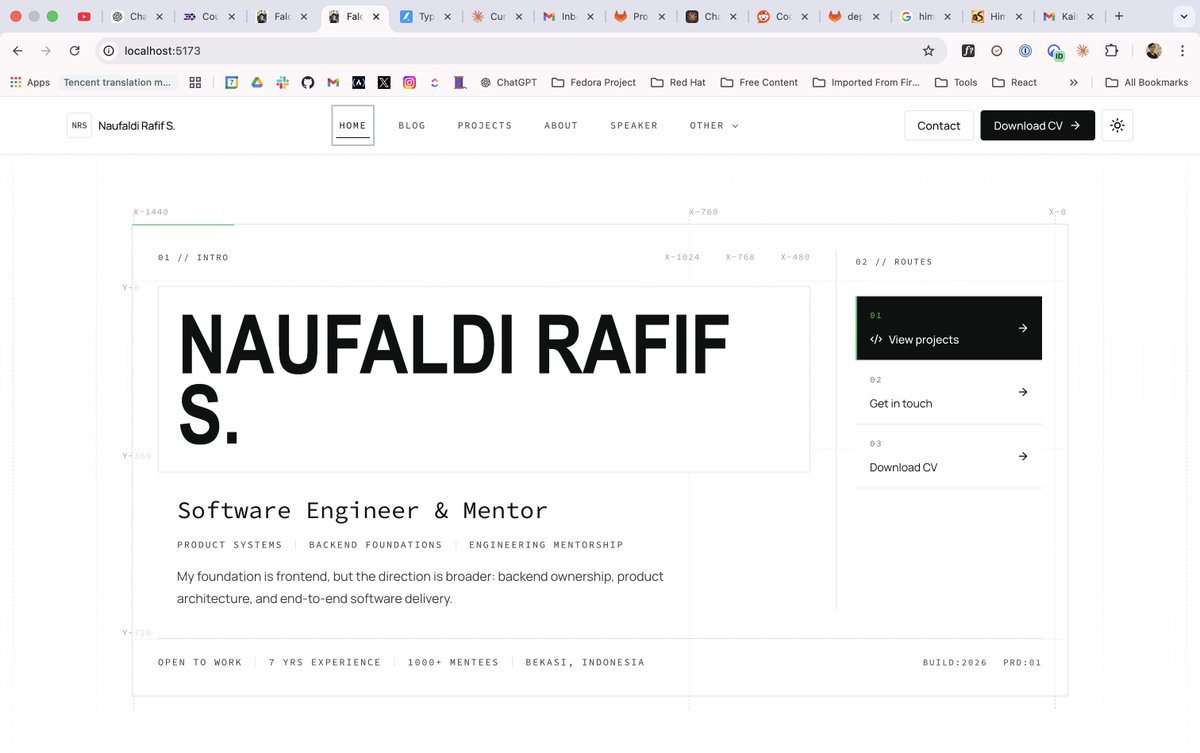 产品设计 GPT Image 2 提示词：Minimal Developer Portfolio Homepage