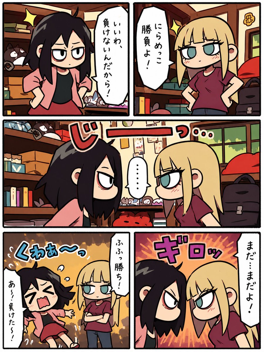 游戏影视 GPT Image 2 提示词：Q 版对视比赛漫画页面