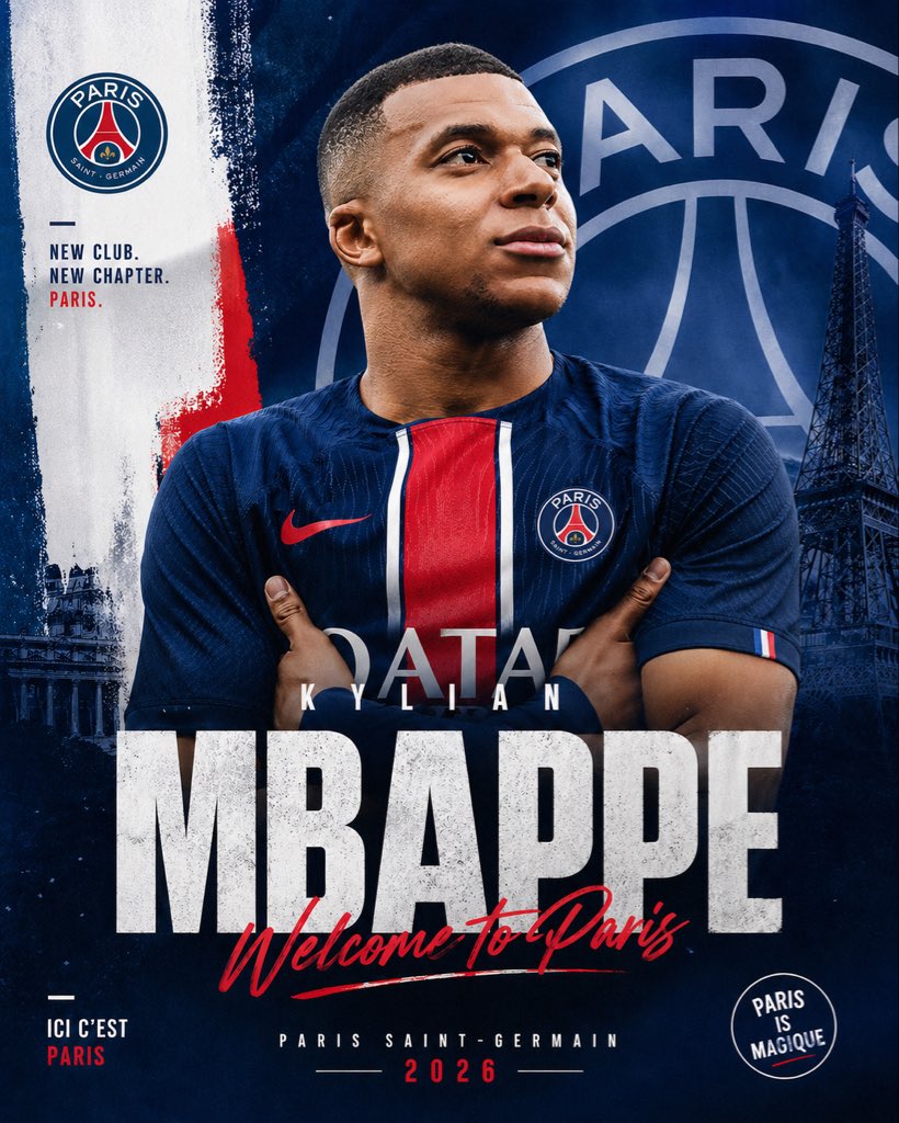 产品视觉 GPT Image 2 提示词：PSG Transfer Announcement Poster