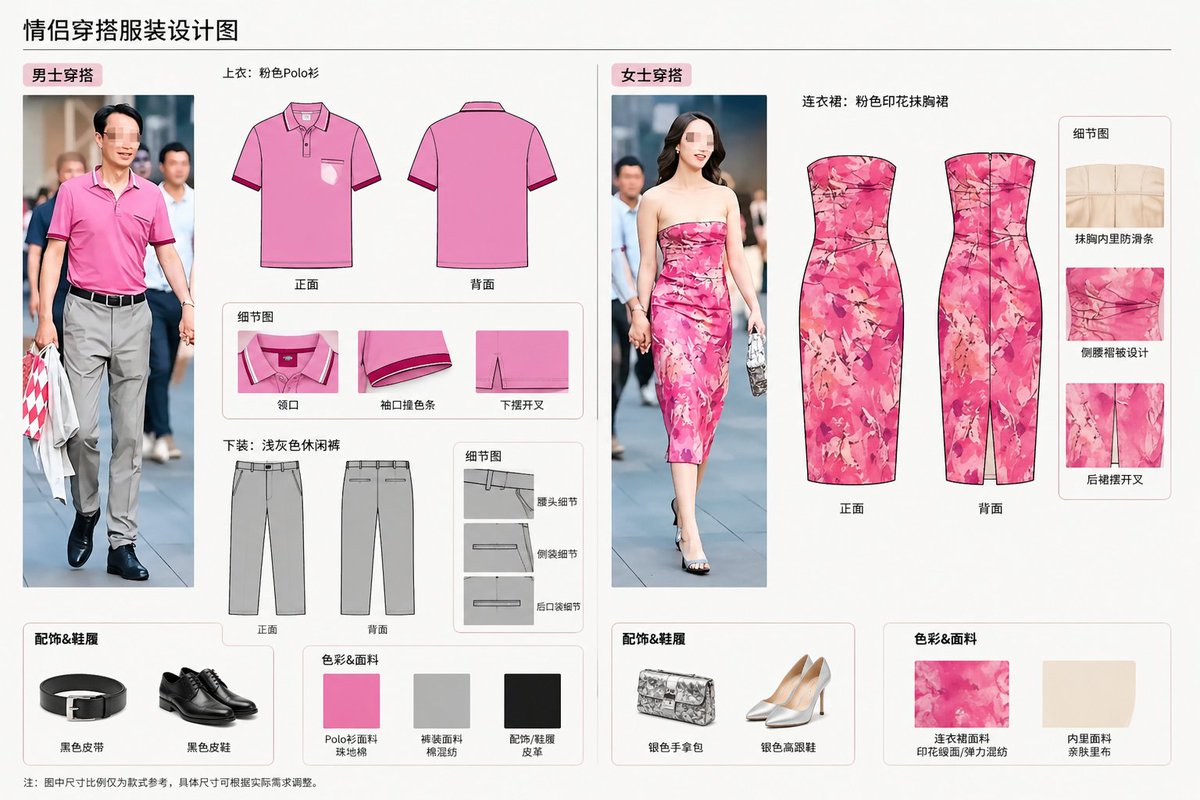 信息图 GPT Image 2 提示词：Real-World Clothing Deconstruction
