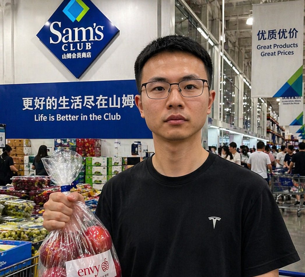 产品视觉 GPT Image 2 提示词：Realistic Sam's Club Shopping Snapshot