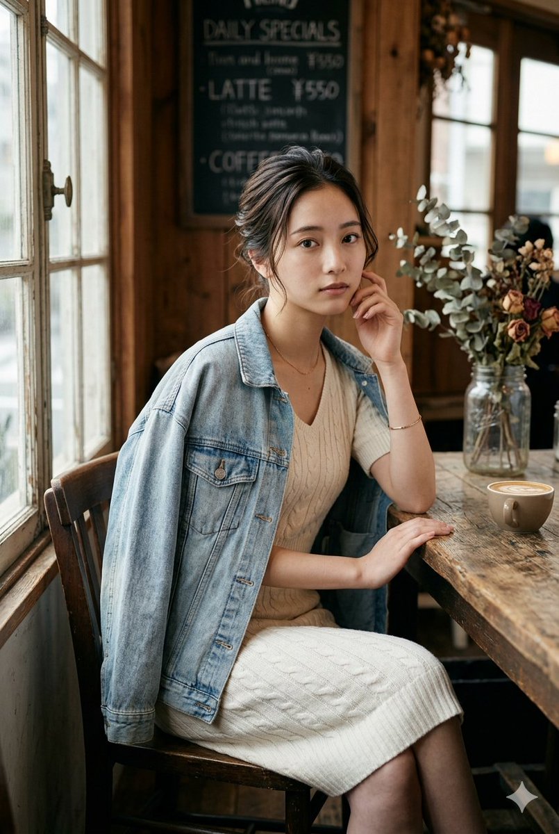角色设定 GPT Image 2 提示词：Realistic Vintage Cafe Portrait