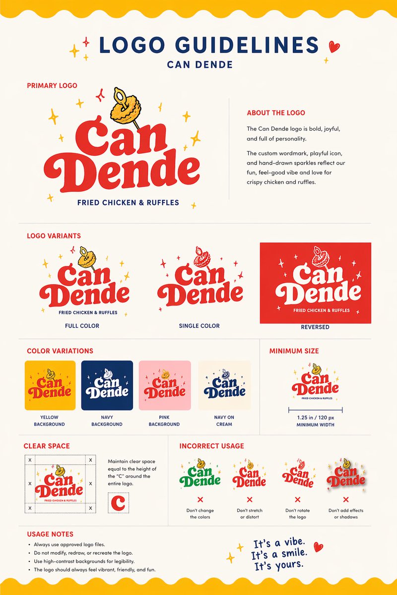 产品视觉 GPT Image 2 提示词：Restaurant Logo Guidelines Board