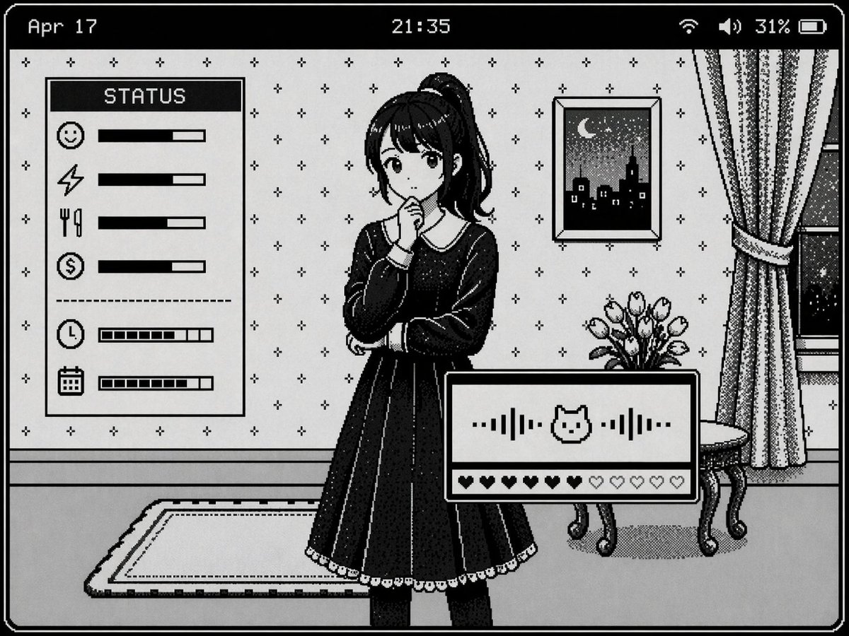 界面稿 GPT Image 2 提示词：Retro Pixel Art UI Mockup