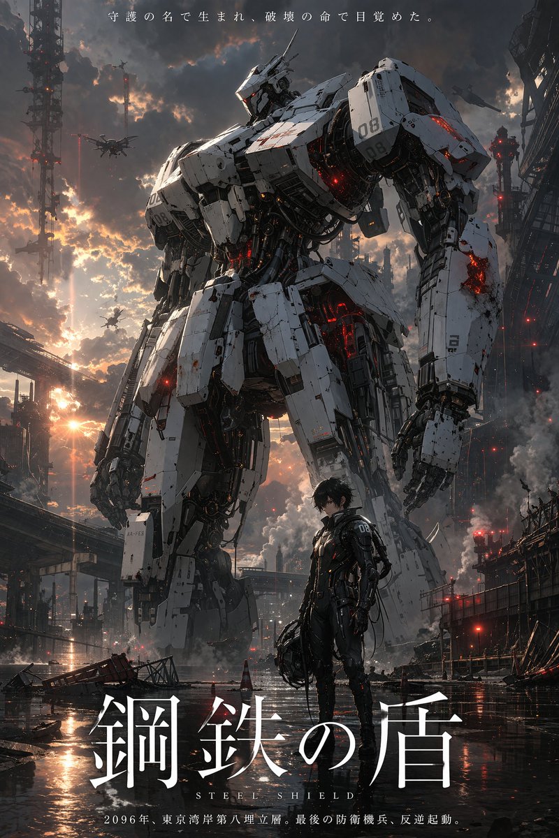 产品视觉 GPT Image 2 提示词：Robot Mecha Movie Key Visual Prompt