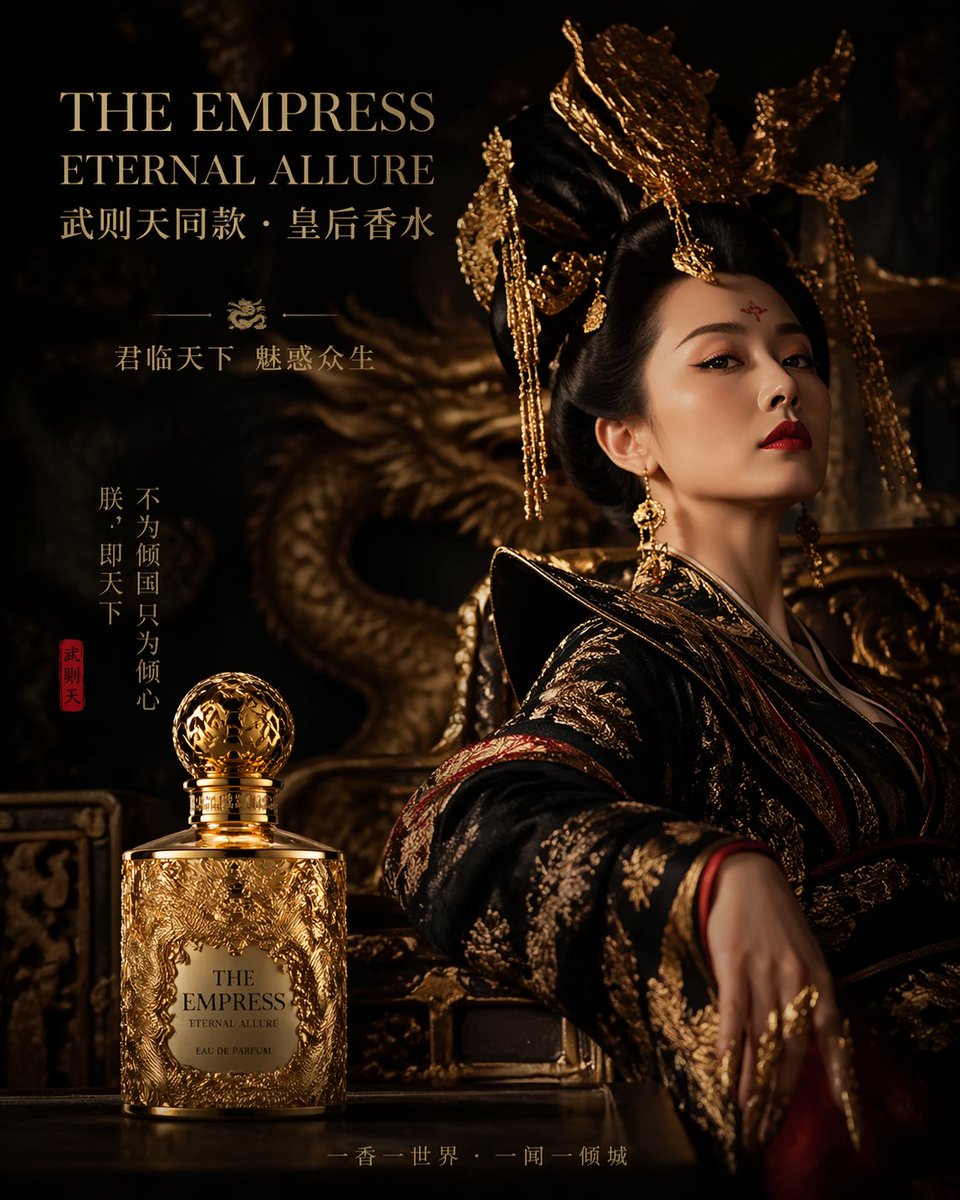 产品视觉 GPT Image 2 提示词：Royal Perfume Advertisement Prompt