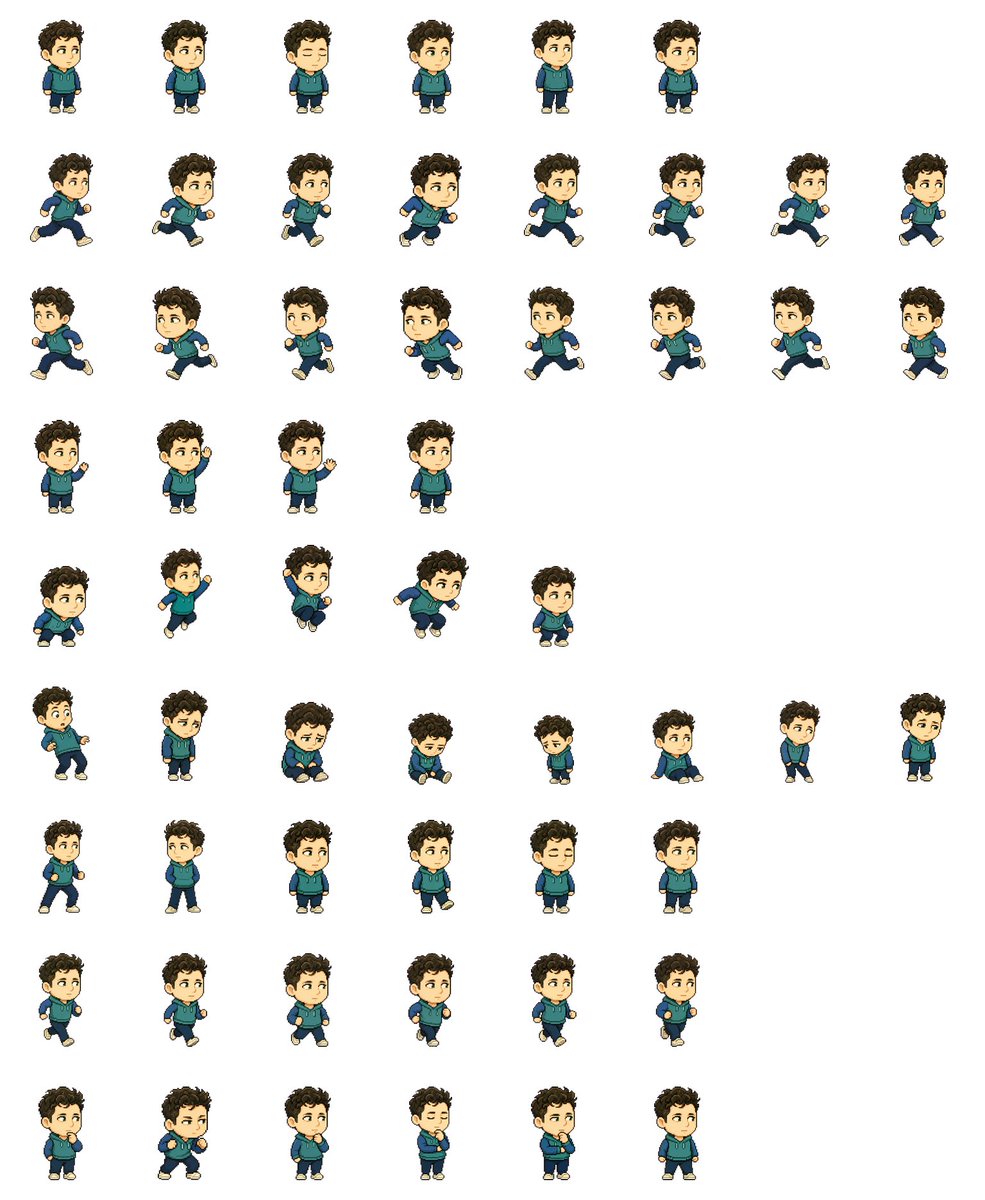 角色设定 GPT Image 2 提示词：Sammy Chibi Sprite Sheet