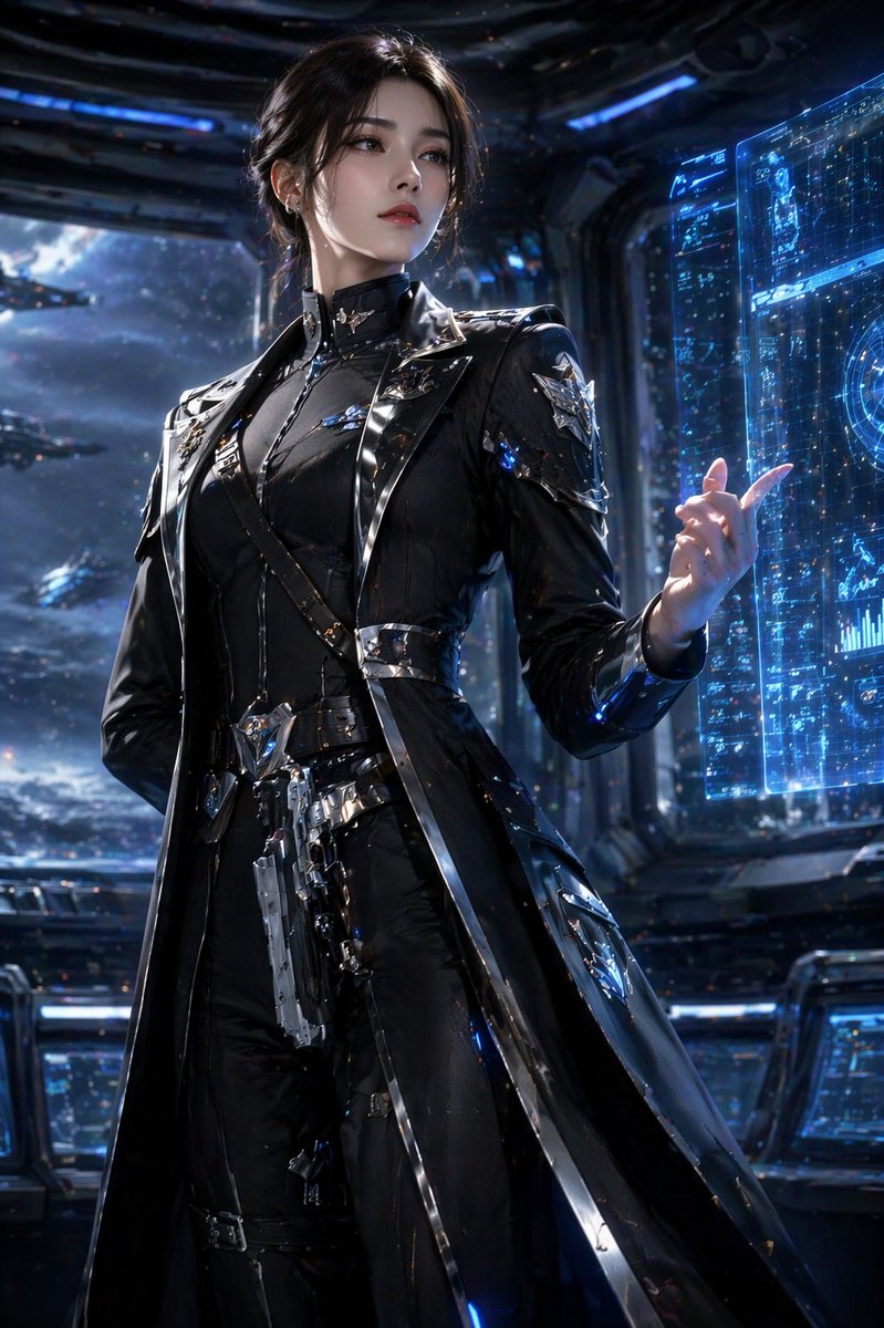 界面稿 GPT Image 2 提示词：Sci-Fi Commander Portrait