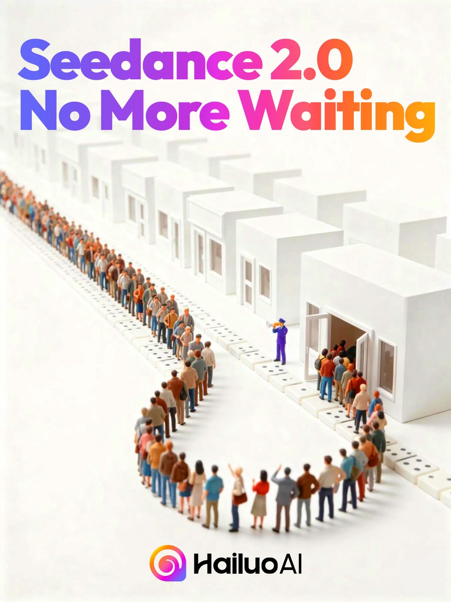 产品视觉 GPT Image 2 提示词：Seedance 2.0 Waiting Queue Poster