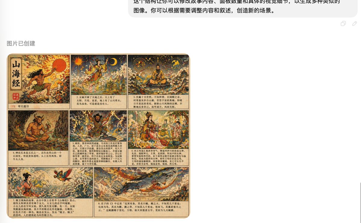 产品视觉 GPT Image 2 提示词：Shan Hai Jing Vintage Comic Page