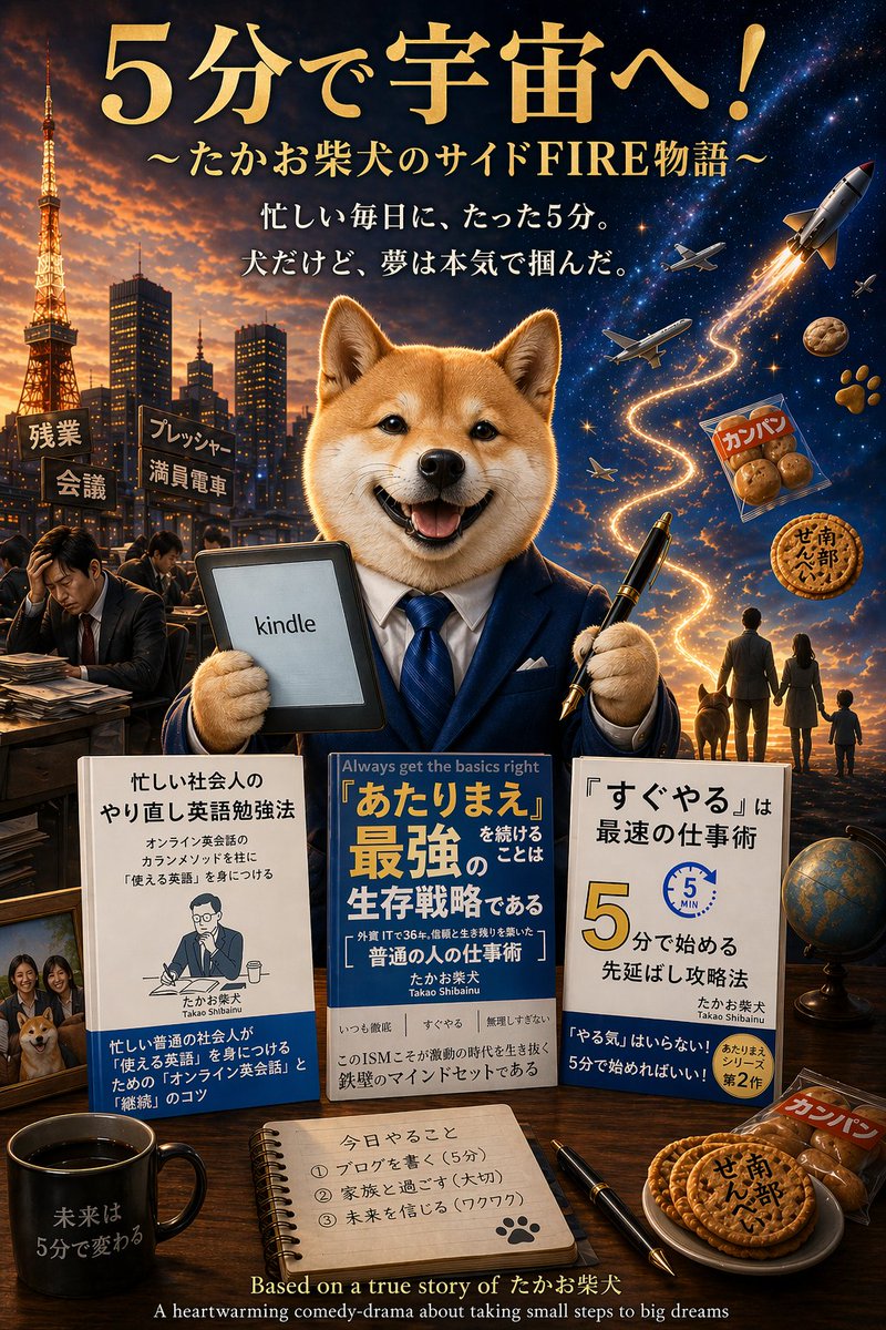 产品视觉 GPT Image 2 提示词：Shiba Inu Space Dream Poster