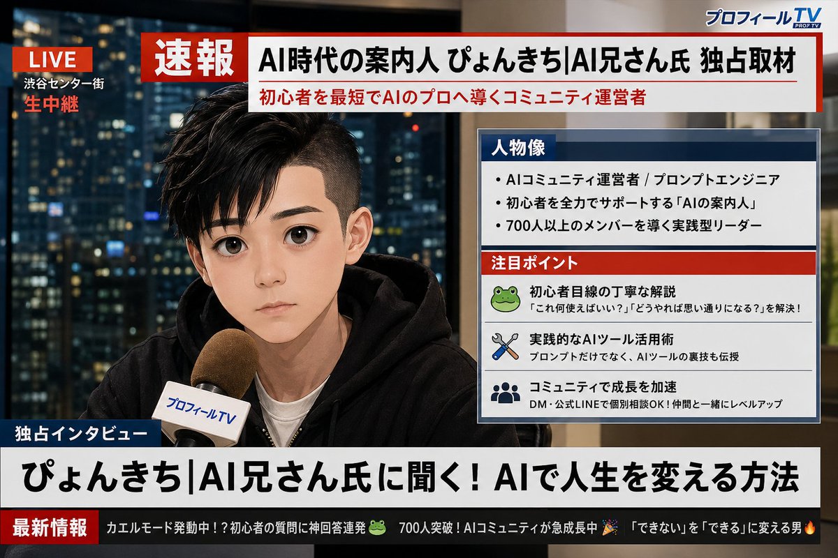 角色设定 GPT Image 2 提示词：Social Media Profile News Broadcast Transformation