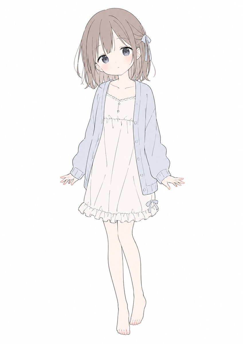 界面稿 GPT Image 2 提示词：Soft Pastel Anime Girl Full Body