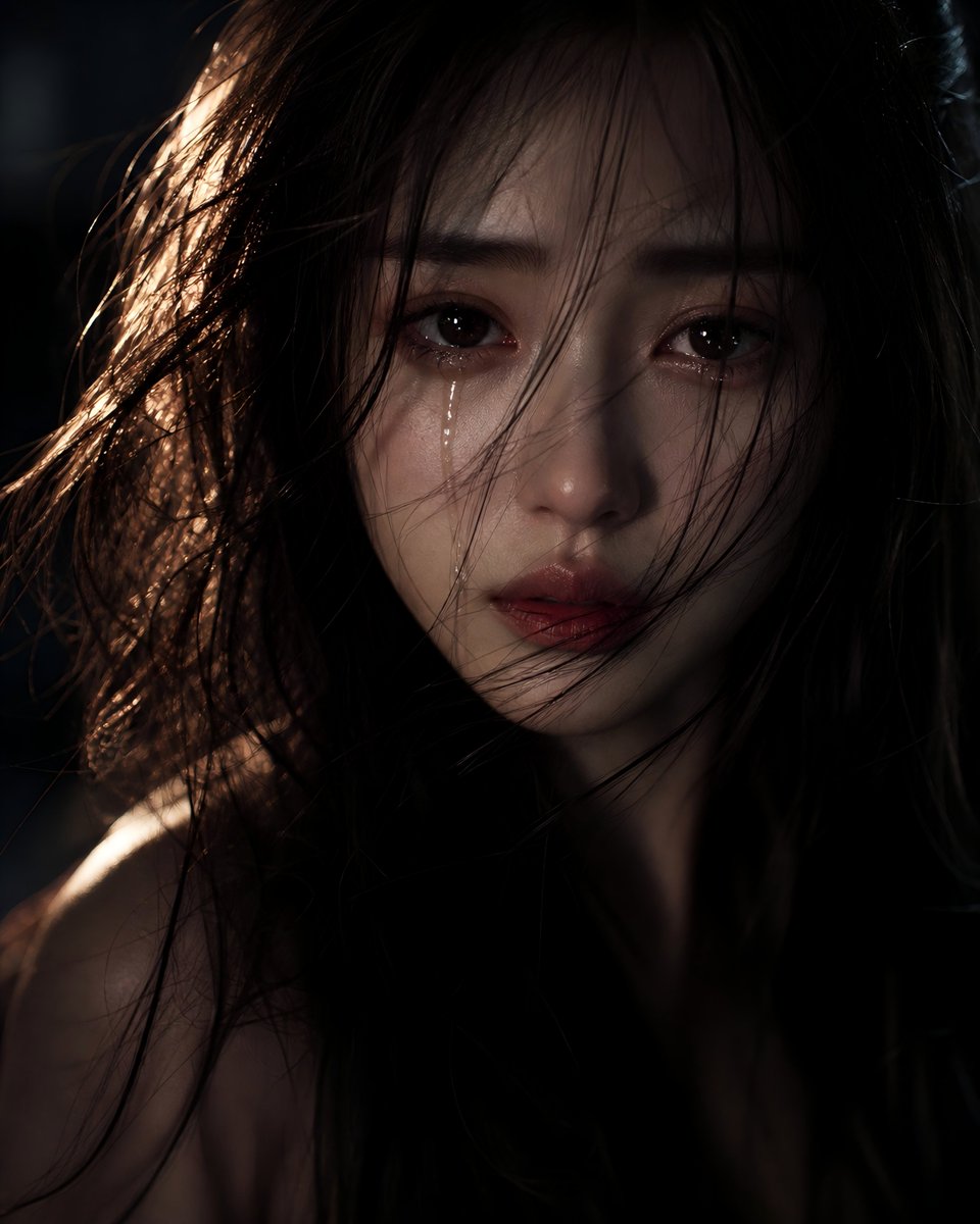 角色设定 GPT Image 2 提示词：Sorrowful Night Cinematic Portrait