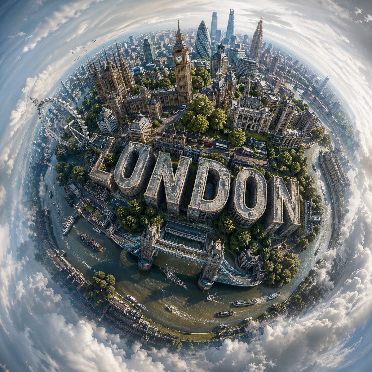 界面稿 GPT Image 2 提示词：Spherical Miniature World Cityscape
