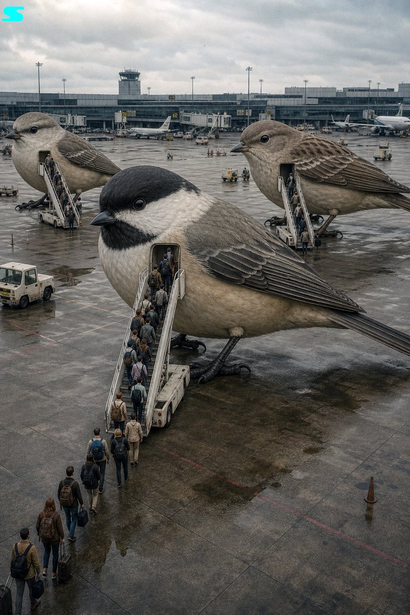 界面稿 GPT Image 2 提示词：Surreal Giant Bird Aircraft
