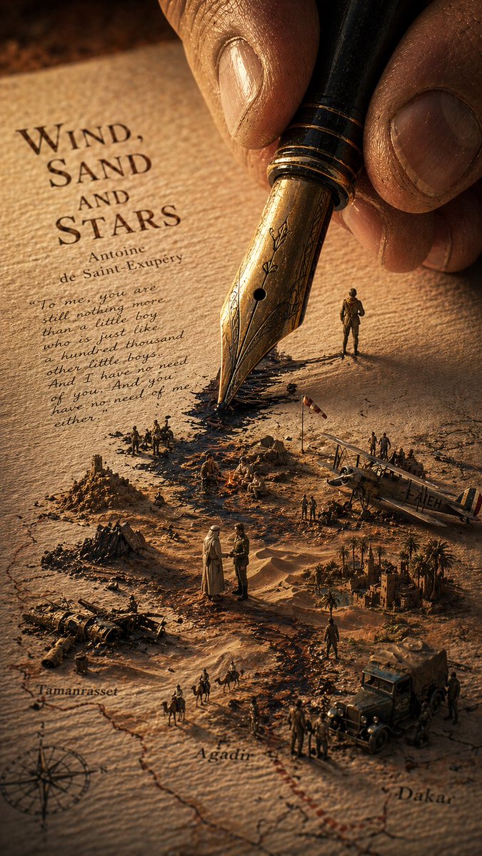产品视觉 GPT Image 2 提示词：Surreal Wind, Sand and Stars Book World