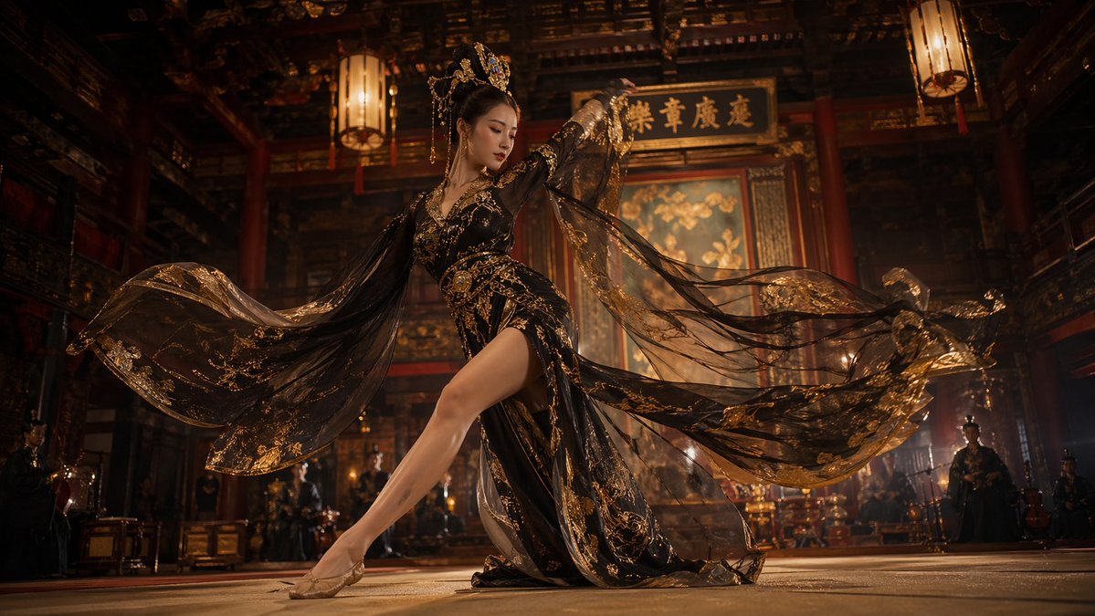 故事绘本 GPT Image 2 提示词：Tang Dynasty Palace Dancer