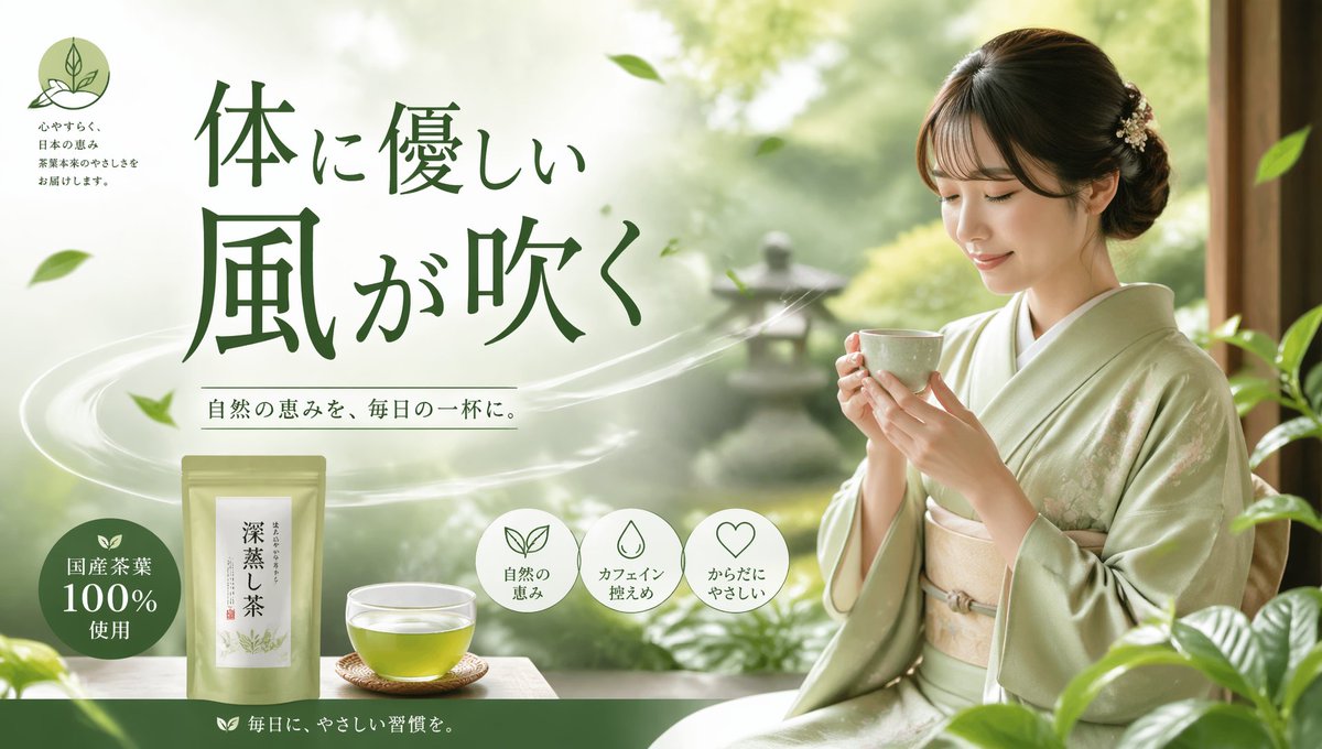 产品视觉 GPT Image 2 提示词：Tea Brand Product Advertisement Mockup