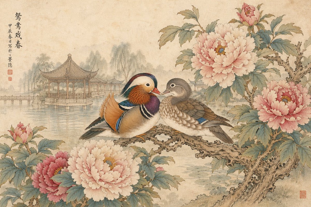 故事绘本 GPT Image 2 提示词：Traditional Chinese Ink Painting Style