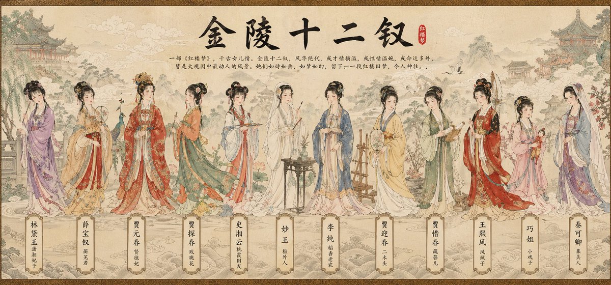 产品视觉 GPT Image 2 提示词：Traditional Chinese Scroll Illustration