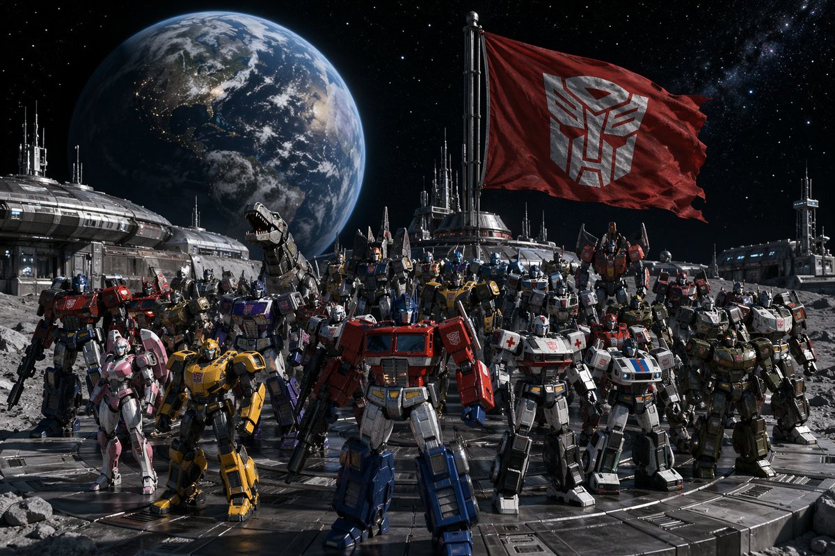 故事绘本 GPT Image 2 提示词：Transformers Space Scenes Prompt