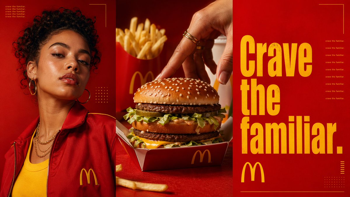产品视觉 GPT Image 2 提示词：Triptych Fast-Food Ad Poster