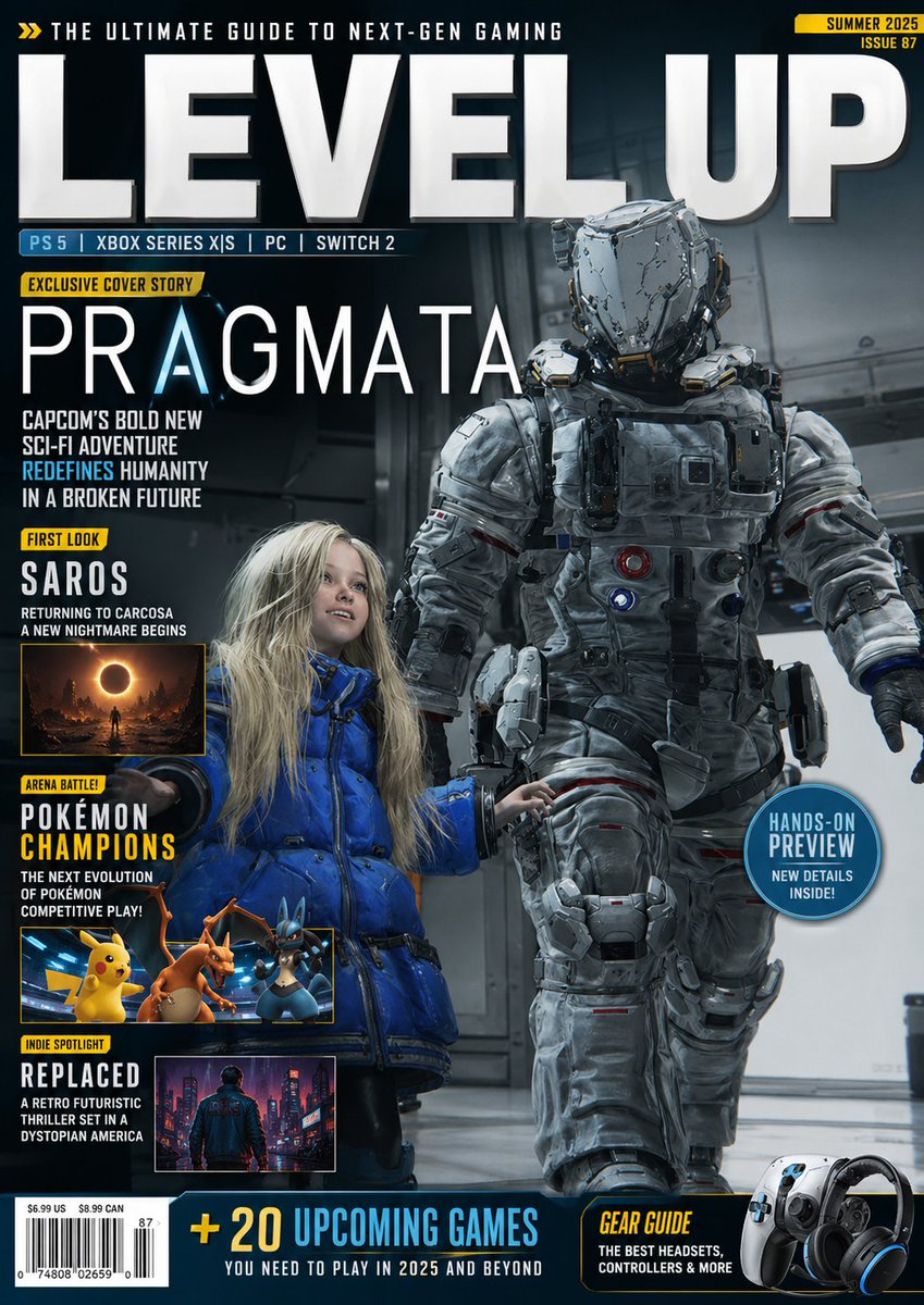 创意灵感 GPT Image 2 提示词：Video Game Magazine Cover
