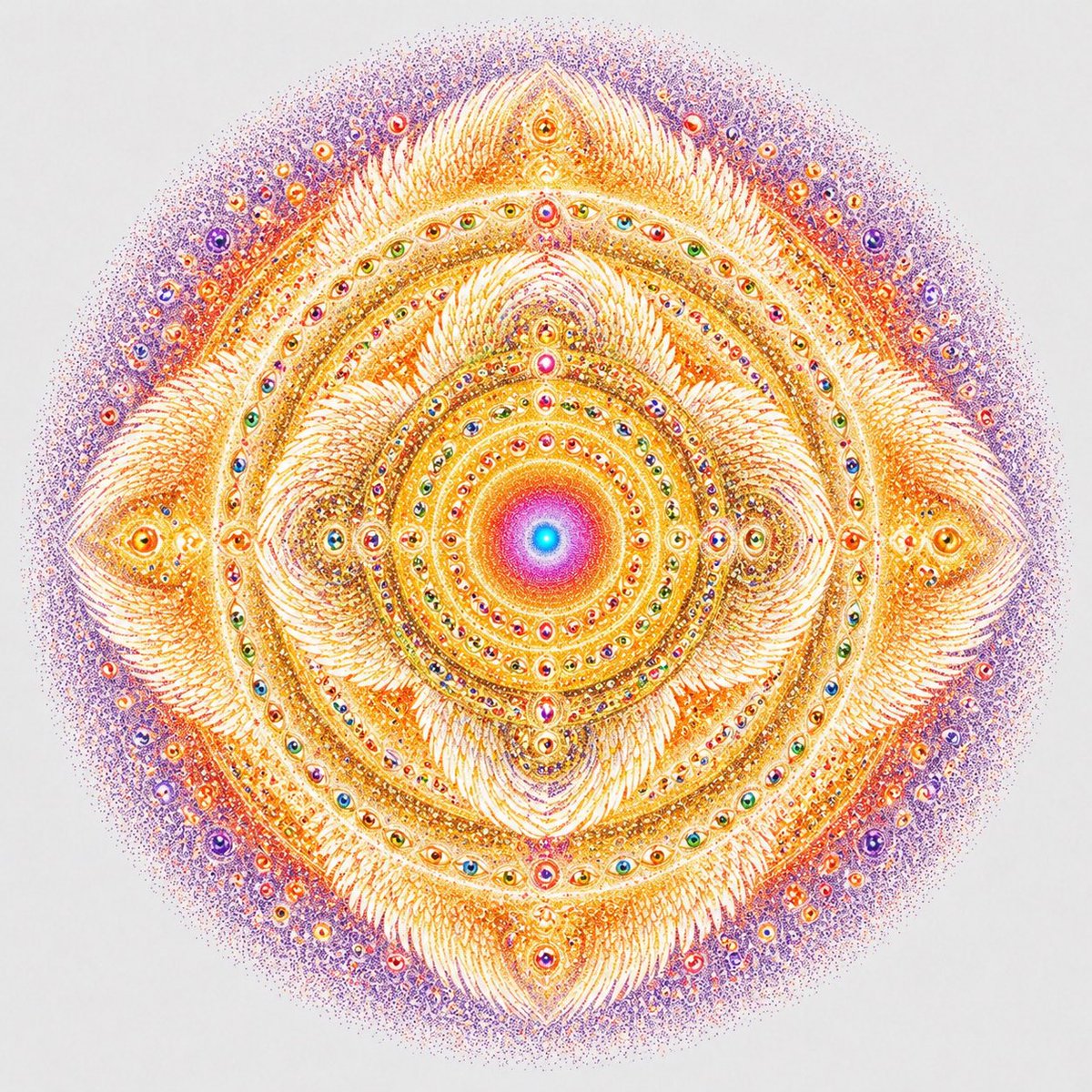 产品视觉 GPT Image 2 提示词：Visionary Eye Mandala