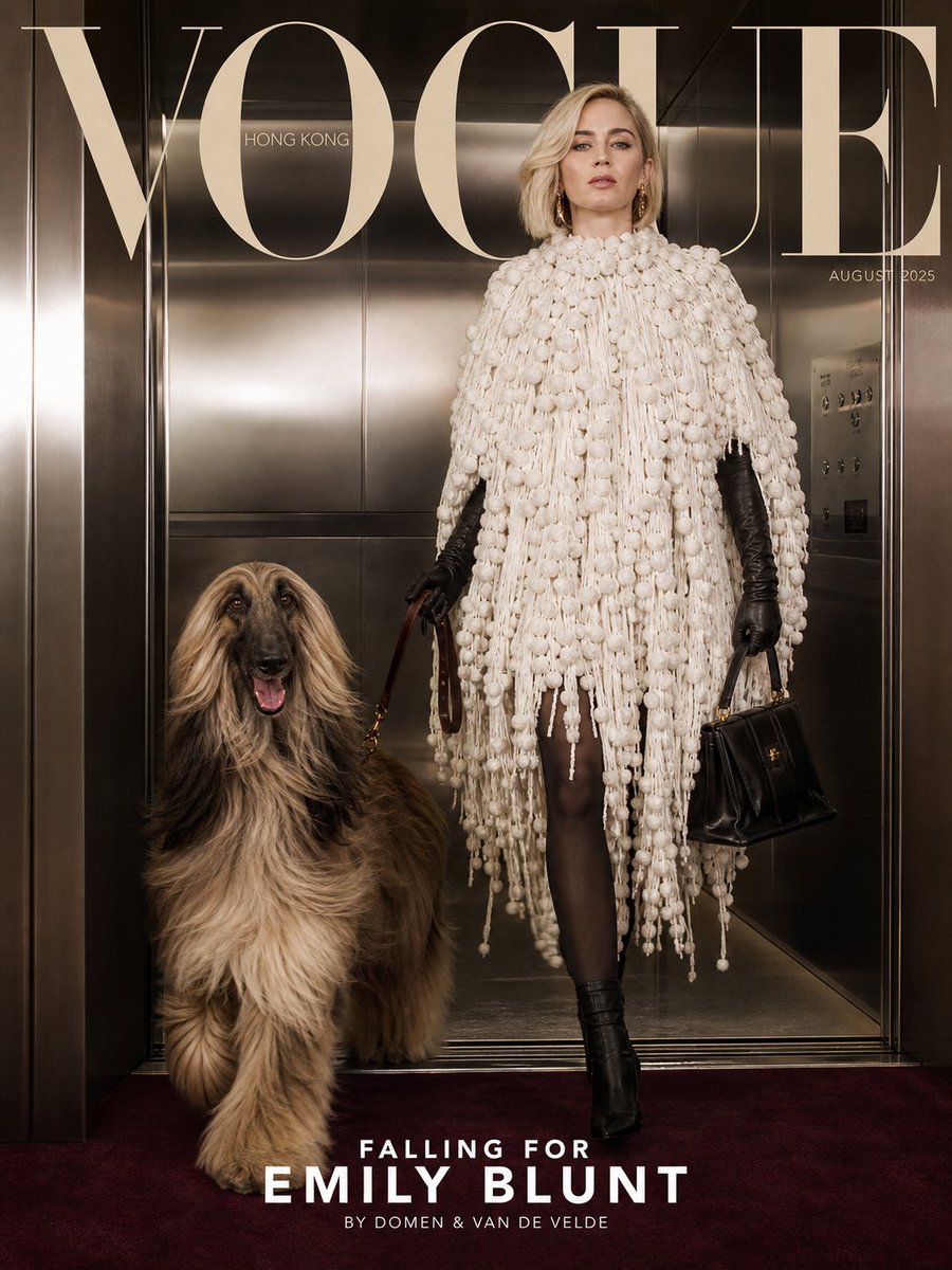 故事绘本 GPT Image 2 提示词：Vogue Cover with Emily Blunt