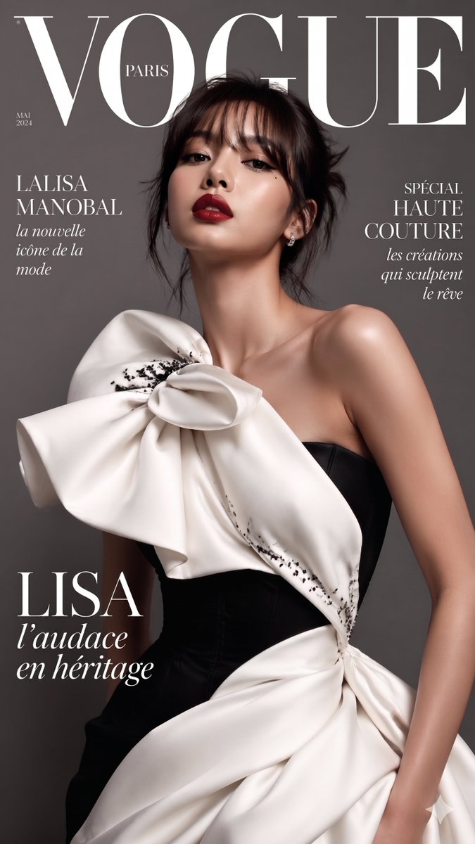 创意灵感 GPT Image 2 提示词：VOGUE Paris Haute Couture Cover