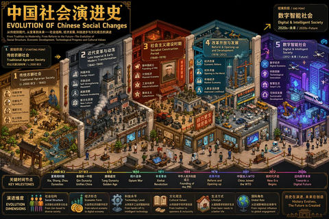 信息图 GPT Image 2 提示词：西方艺术演进像素博物馆