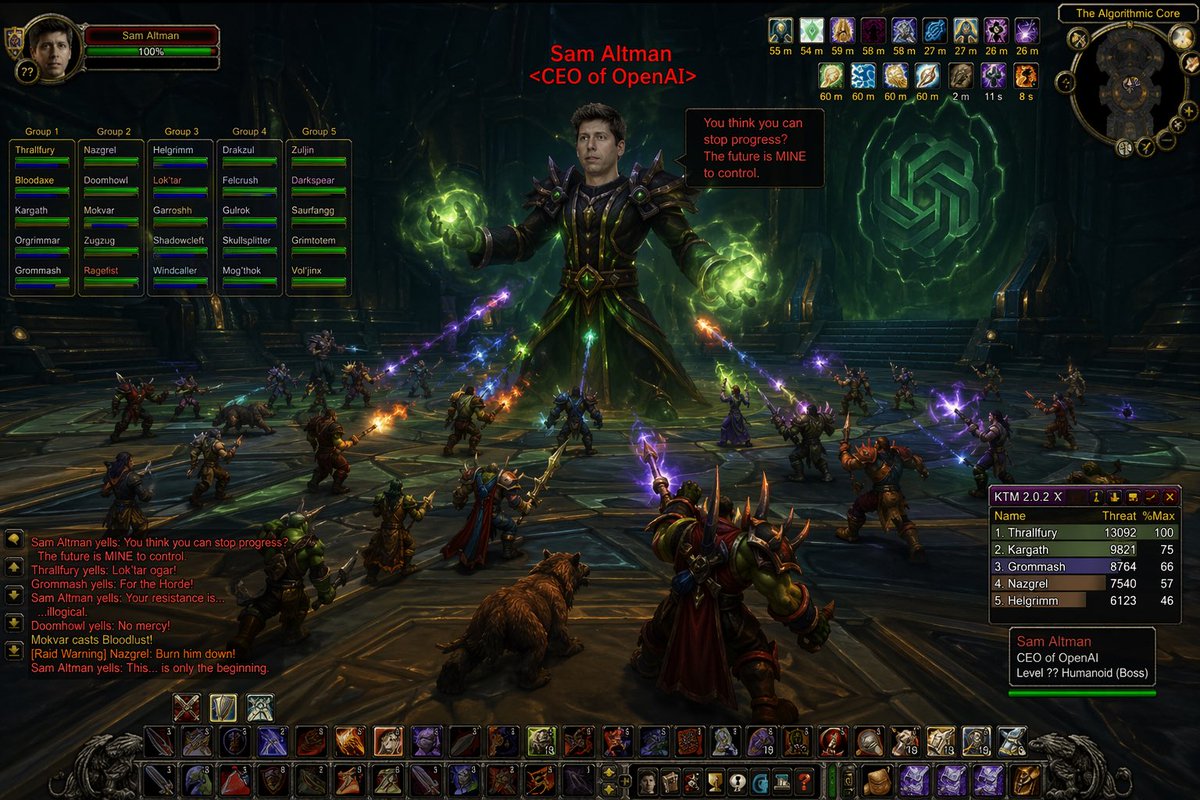 角色设定 GPT Image 2 提示词：World of Warcraft Style Raid